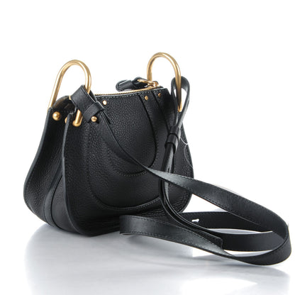 Chloe Grained Calfskin Nano Hayley Hobo Black 3 of 8