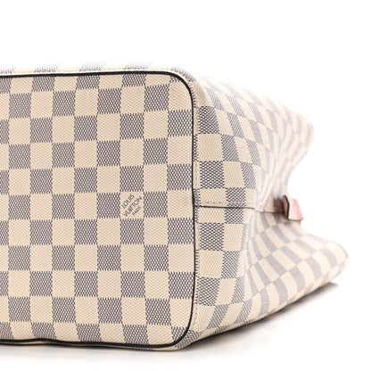 Louis Vuitton Damier Azur Neonoe MM Eau De Rose 6 of 17