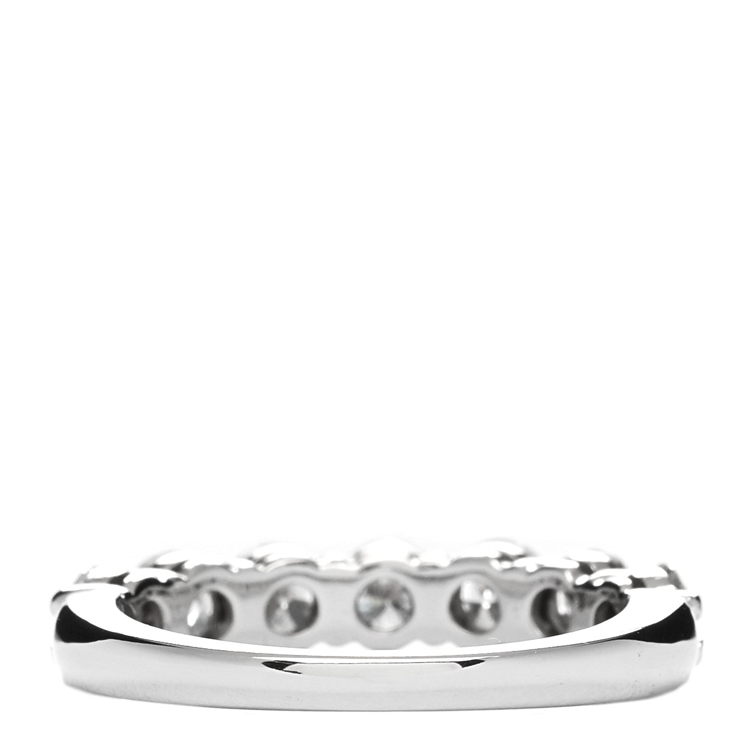 Tiffany Platinum Diamond .91ctw 3.5mm Embrace Band Ring 47 4 3 of 4