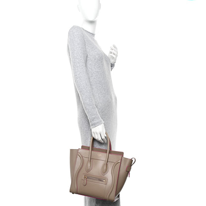 Celine Palmelato Calfskin Micro Luggage Beige 2 of 10