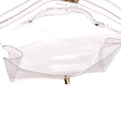 Hermes Vinyl Souvenir De L'Exposition Kelly Transparent 5 of 5
