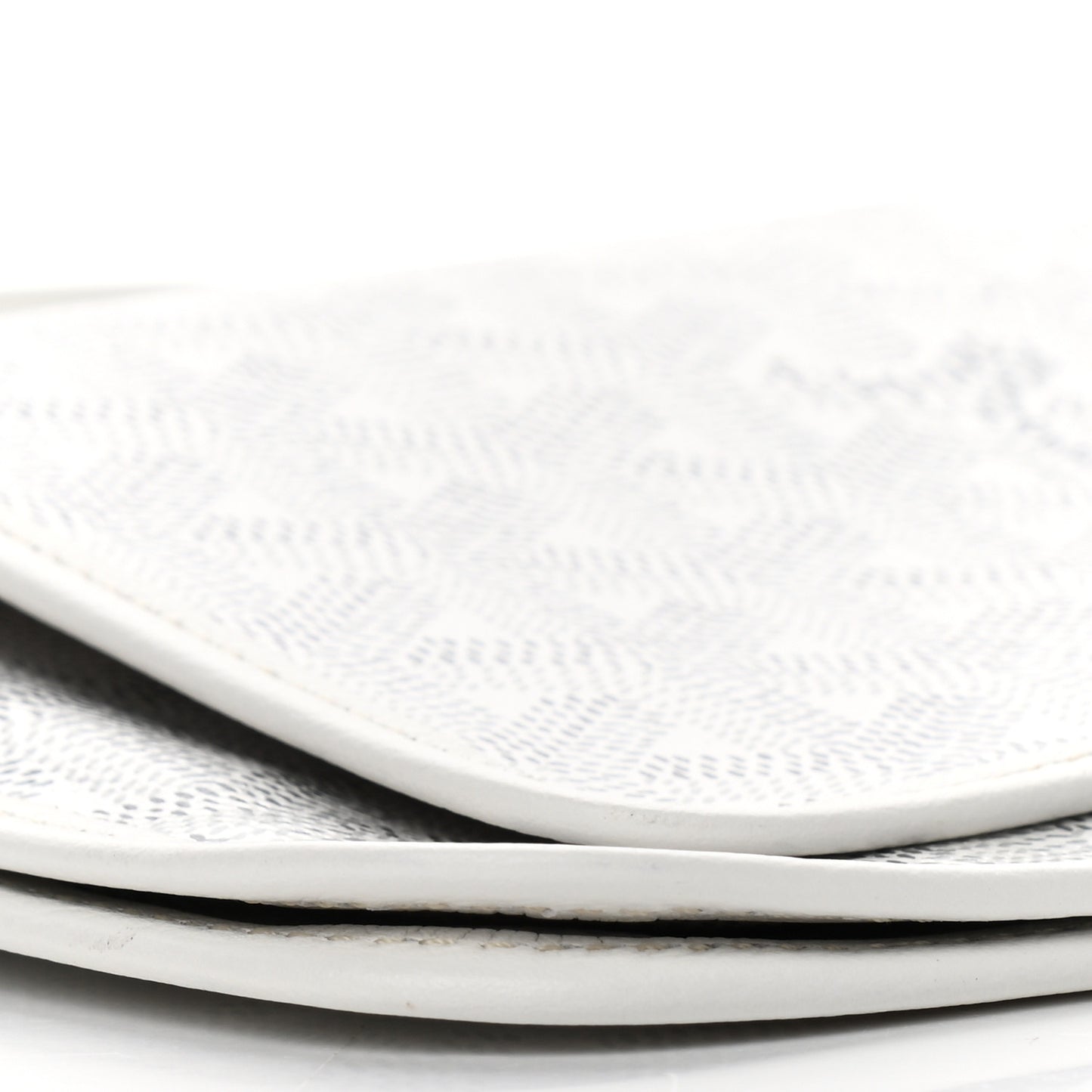 Goyardine Plumet Wallet Clutch White