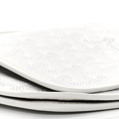 Goyard Goyardine Plumet Wallet Clutch White 9 of 10