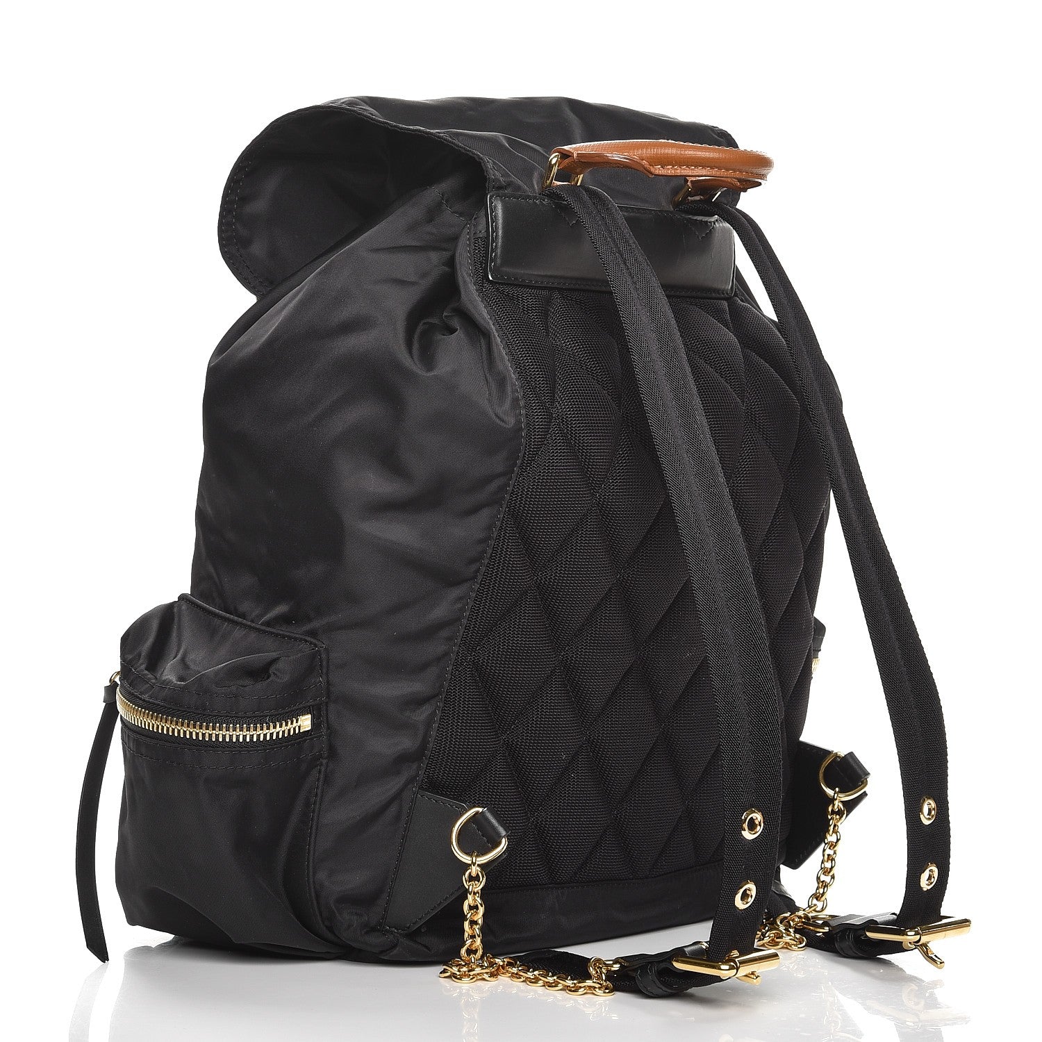 Burberry Nylon Large Rucksack Backpack Black 3 of 7