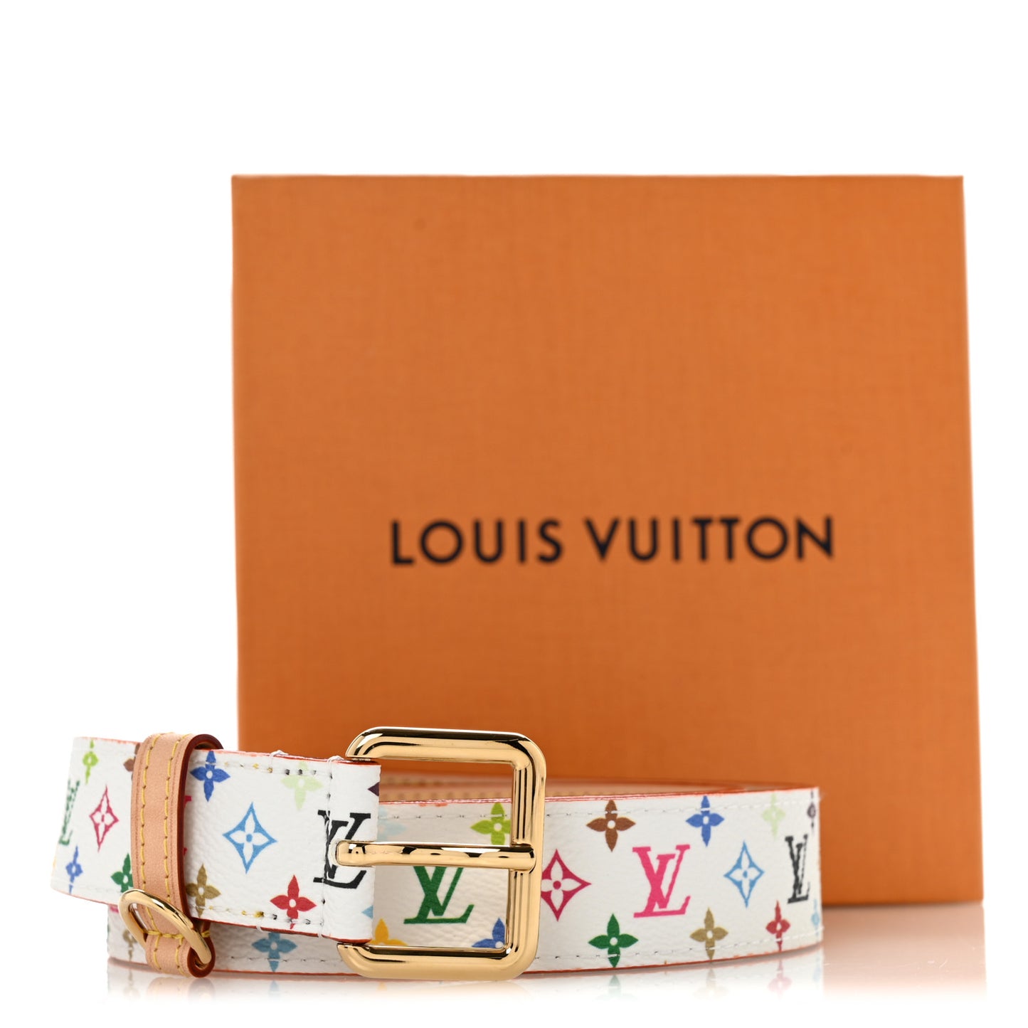 LV X TM Monogram Multicolor D Ring 80 32 Belt