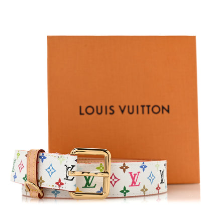Louis Vuitton LV X TM Monogram Multicolor D Ring 80 32 Belt 6 of 6