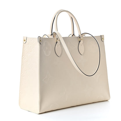 Louis Vuitton Empreinte Monogram Giant Onthego GM Creme 3 of 9