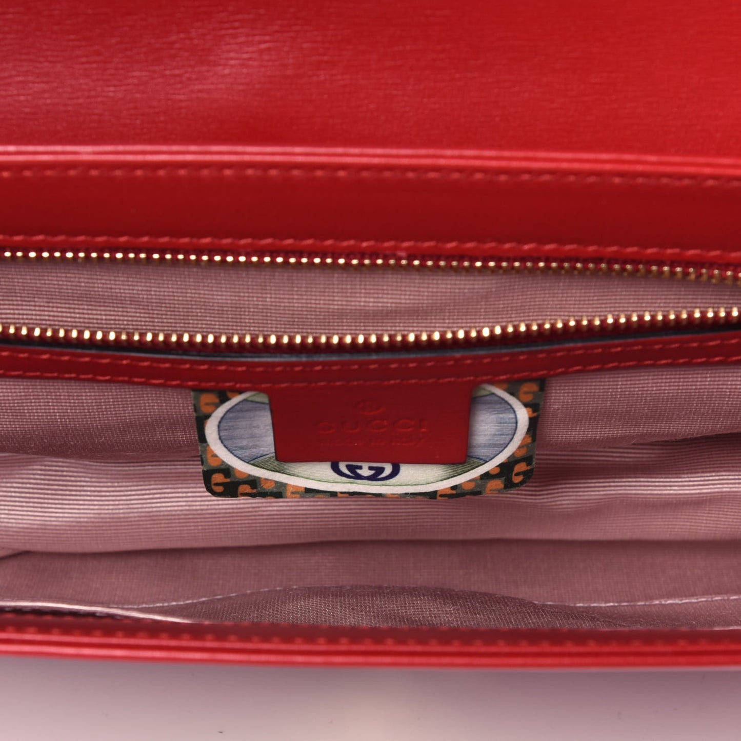 Vitello Palmellato Lux Crystal Medium Rajah Shoulder Bag Hibiscus Red Multicolor