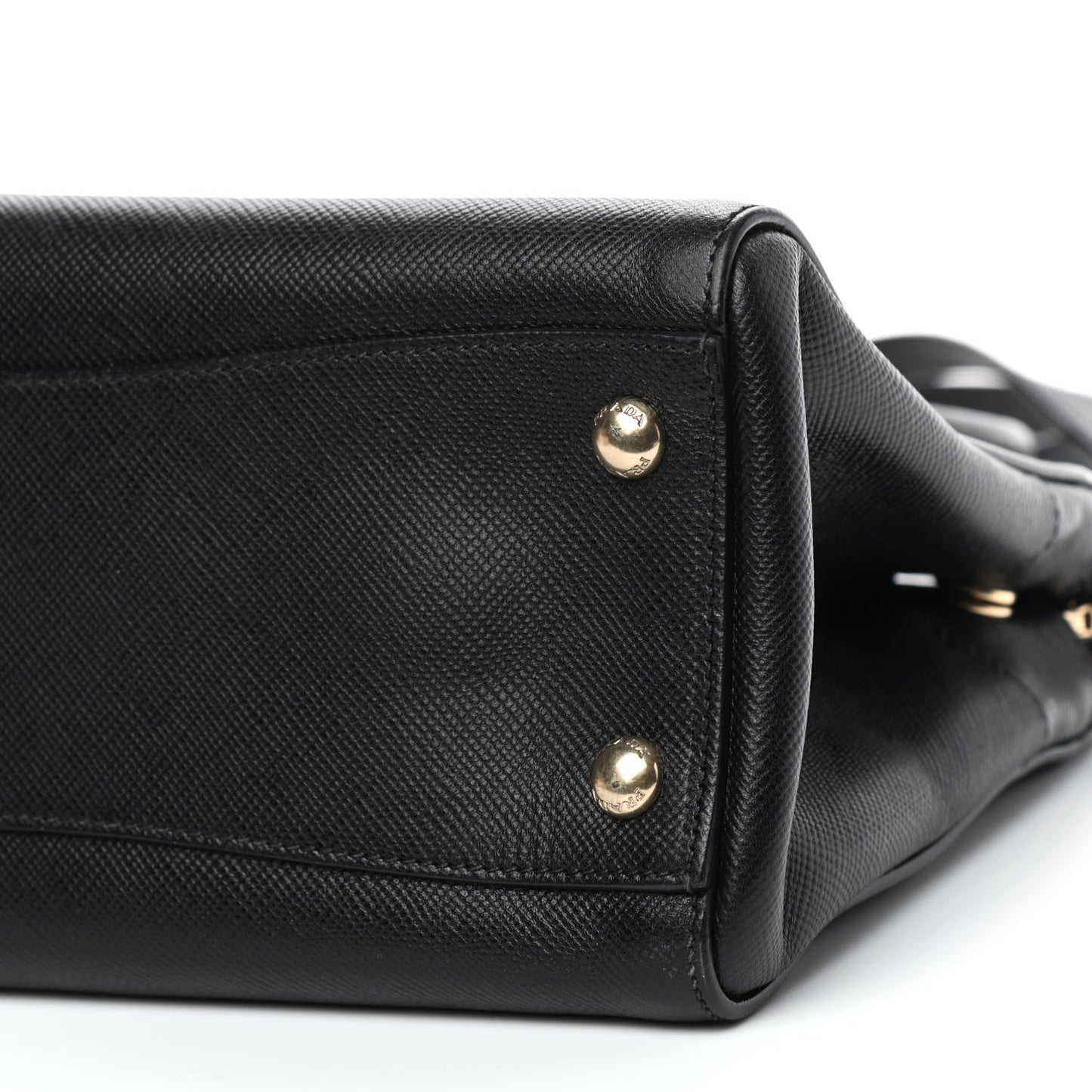 Saffiano Lux Bowler Black