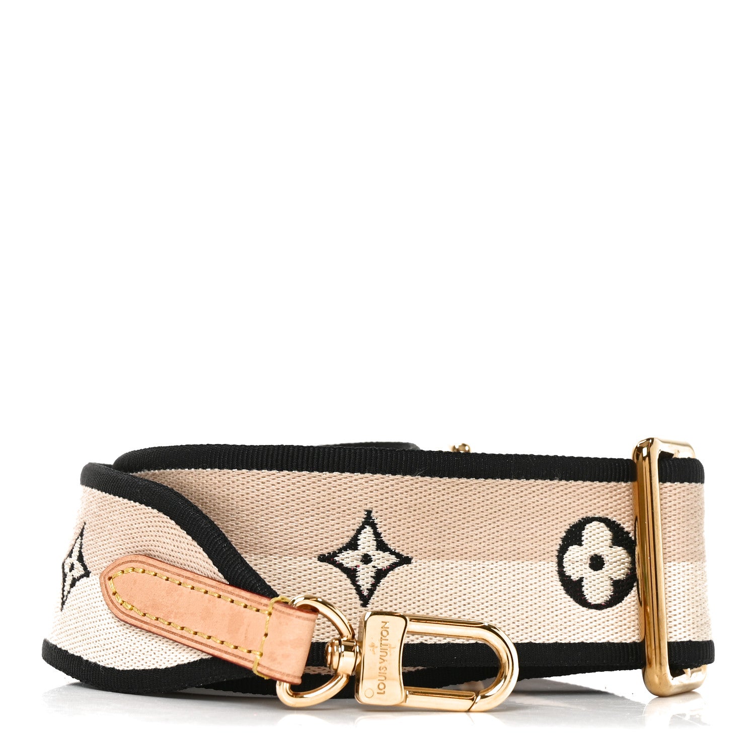 Louis Vuitton Jacquard Speedy Bandouliere 20 Shoulder Strap Black 1 of 3