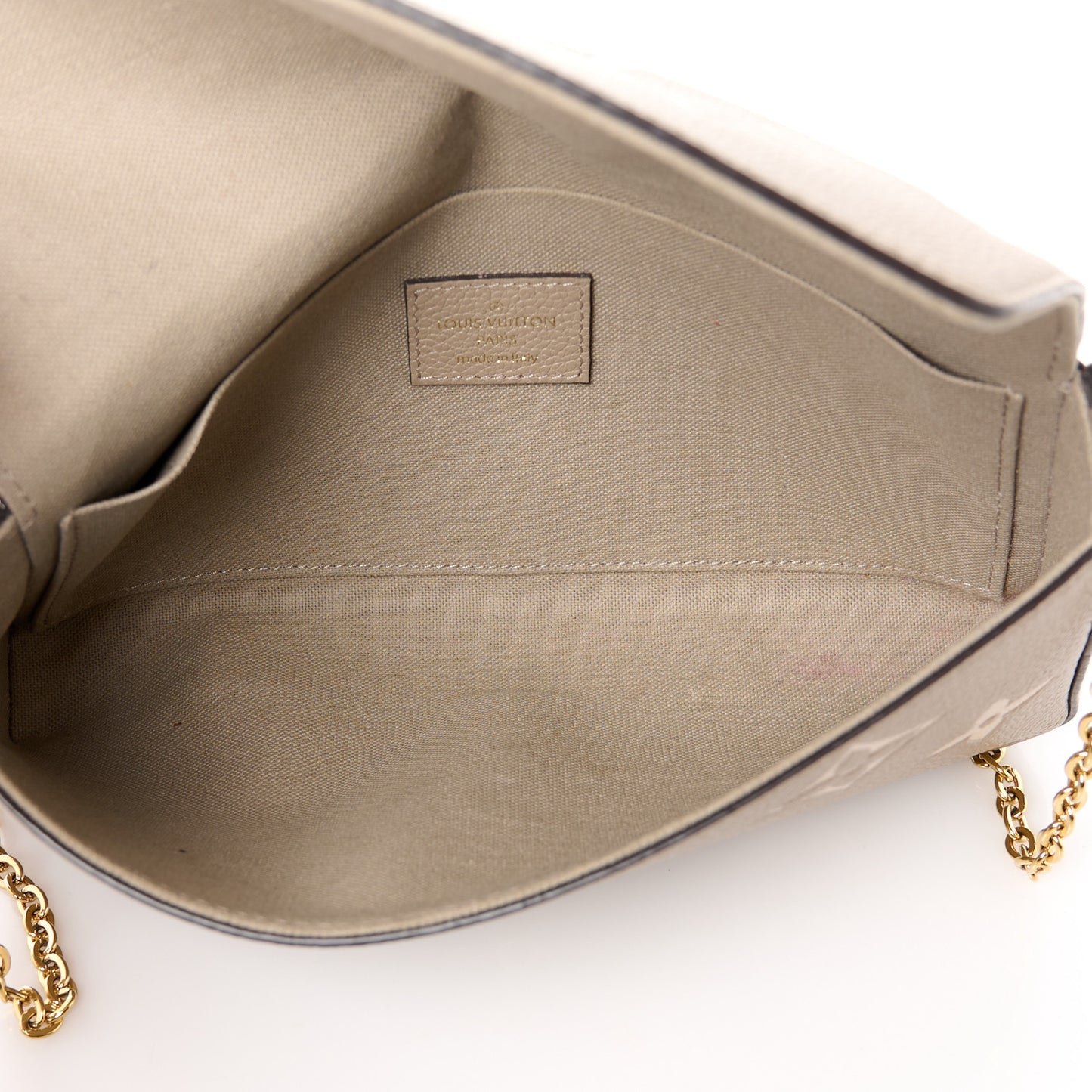 Empreinte Monogram Giant Felicie Pochette Tourterelle Creme