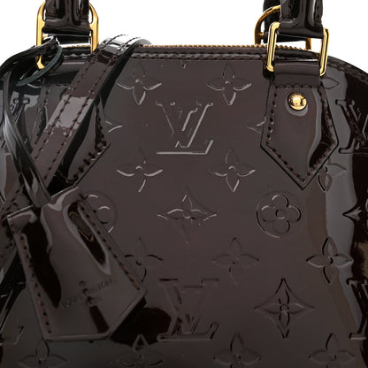 Louis Vuitton Vernis Alma BB Amarante 8 of 10