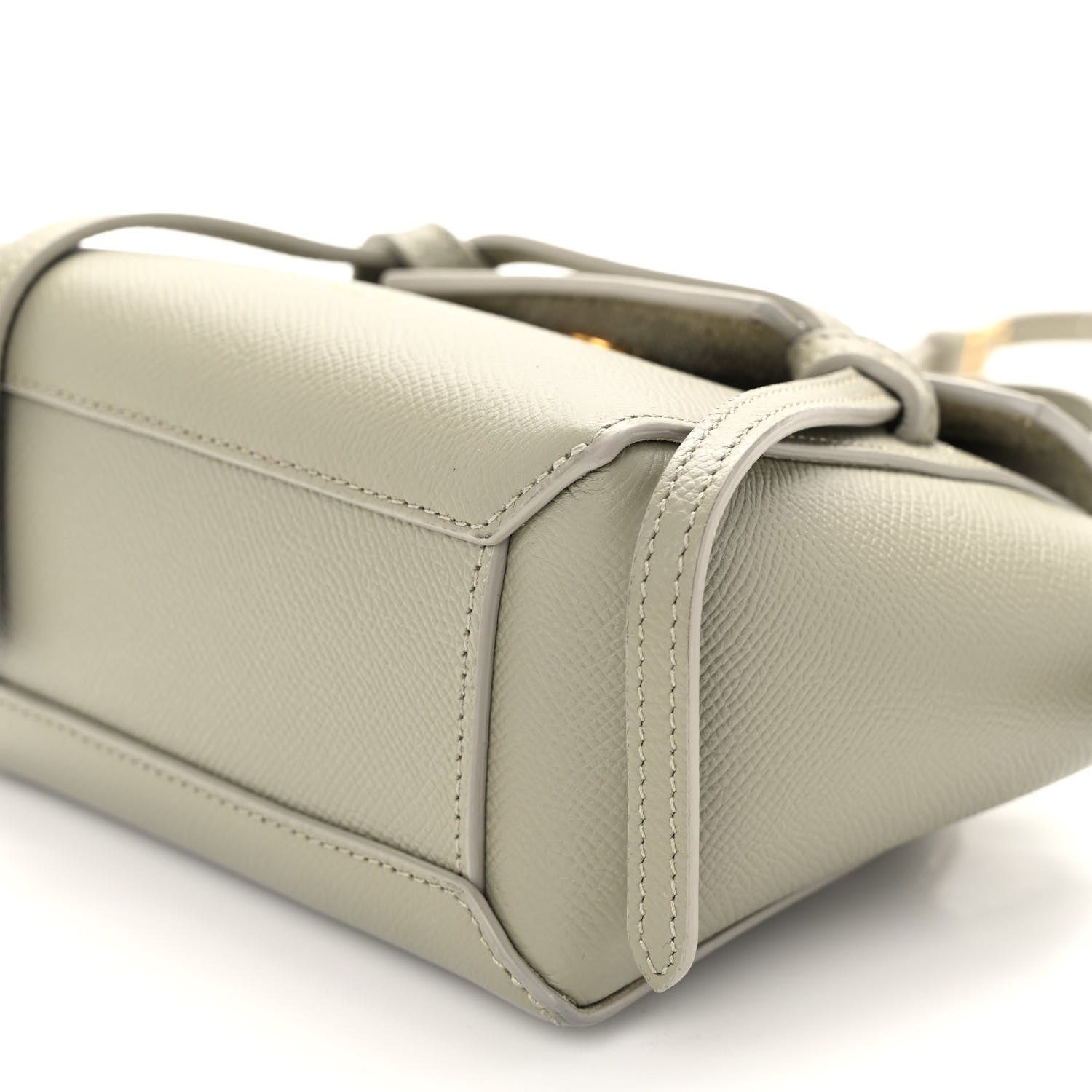 Celine Grained Calfskin Pico Belt Bag Green Clay 10 of 10