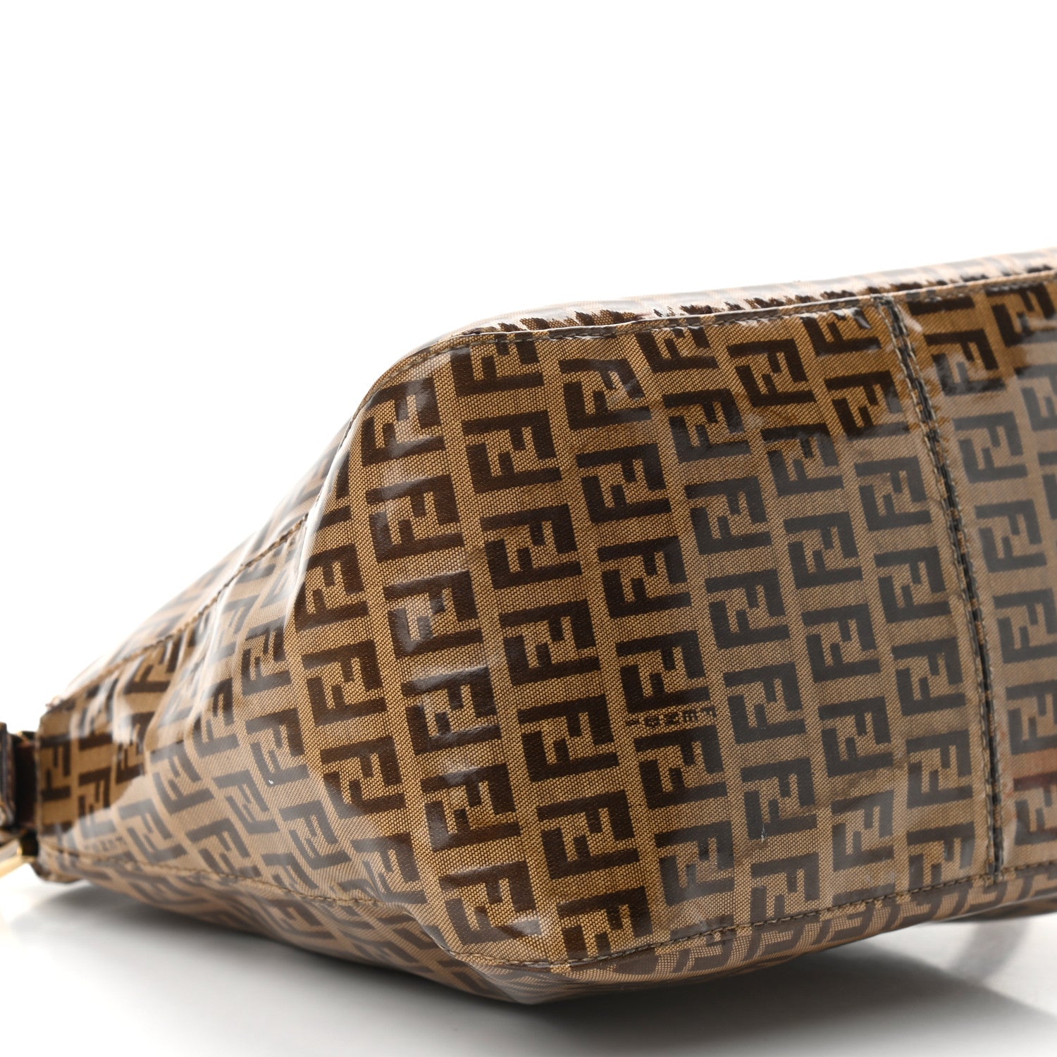 Fendi Vinyl Zucchino Mama Baguette Tobacco 8 of 9