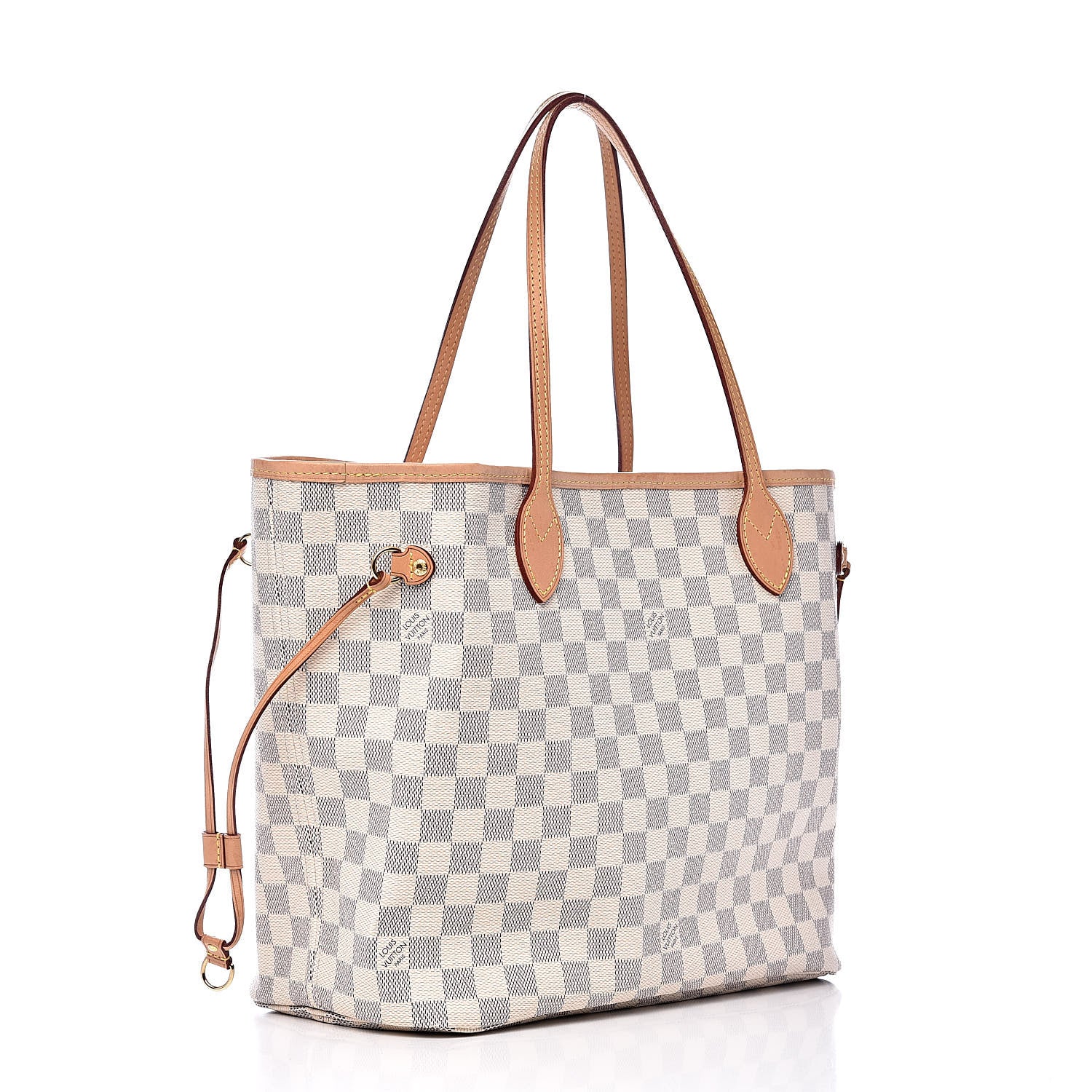 Louis Vuitton Damier Azur Neo Neverfull MM Rose Ballerine 4 of 13