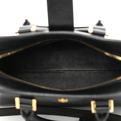 Saint Laurent Calfskin Monogram Baby Cabas Black 5 of 11
