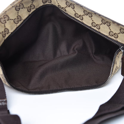 Gucci Monogram Web Belt Bag Dark Brown 5 of 9