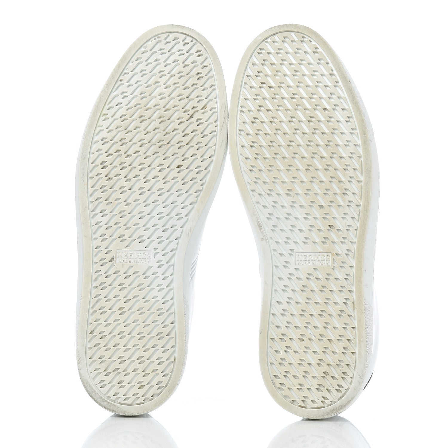 Hermes Nappa Womens Avantage Sneakers 39.5 White Argent 5 of 24