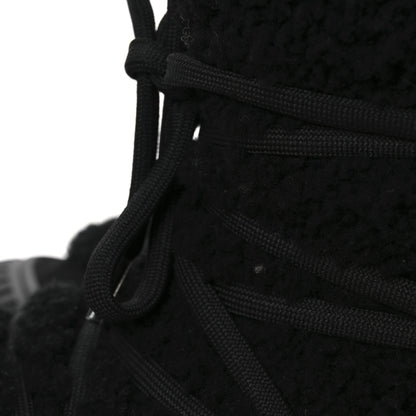 Louis Vuitton Suede Shearling Polar Flat High Boots 40 Black 11 of 11