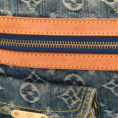 Louis Vuitton Monogram Denim Baggy PM Blue 13 of 14