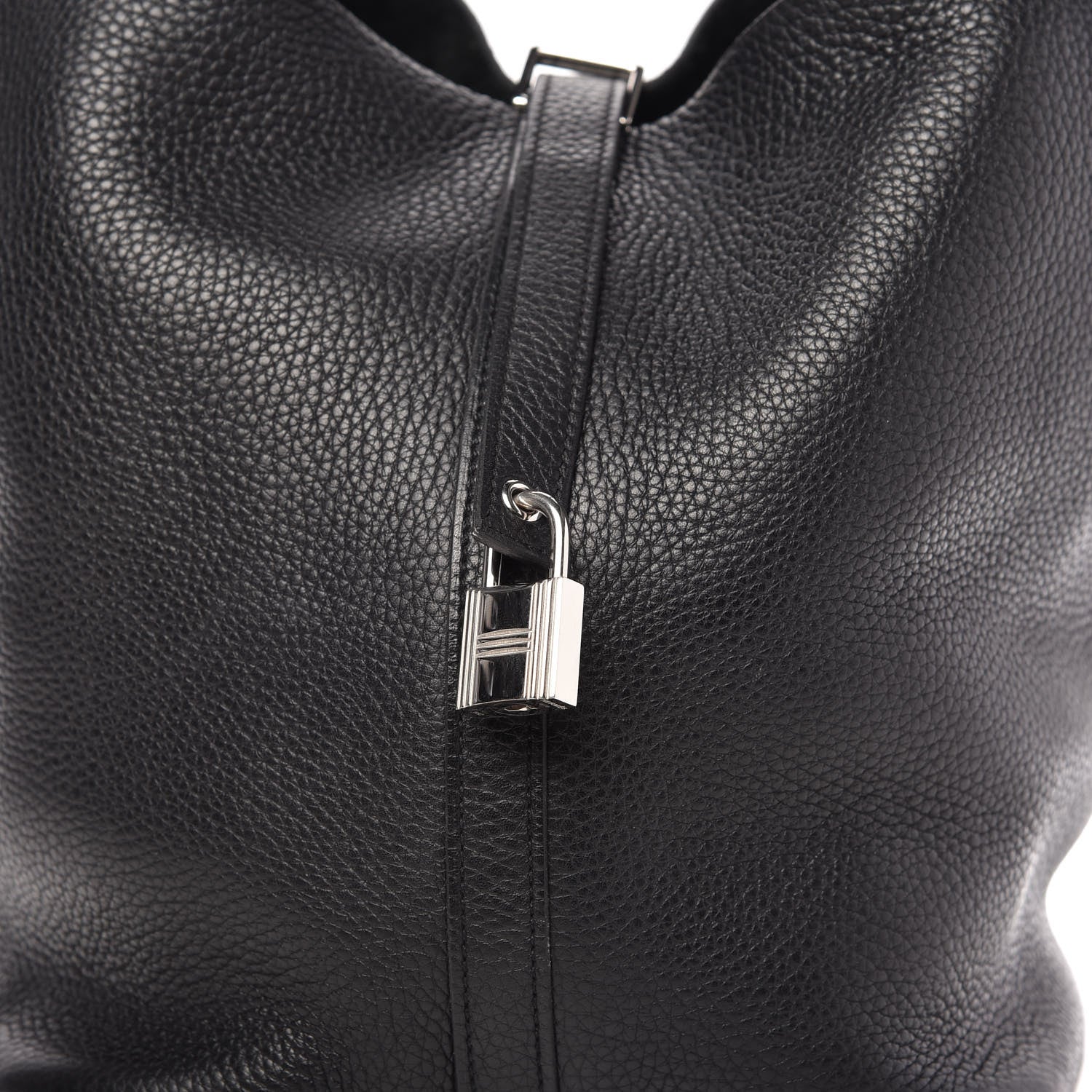 Hermes Taurillon Clemence Picotin Lock 26 GM Black 10 of 10