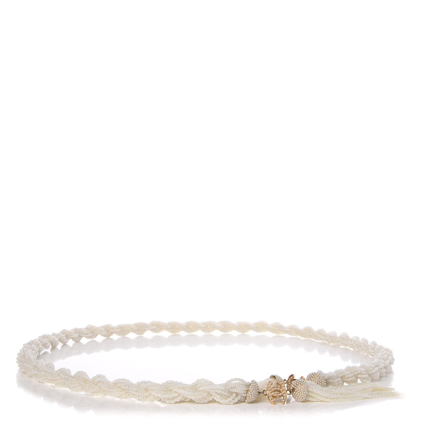 Pearl CC Multi Strand Rope Belt Gold