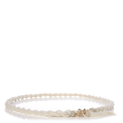 Chanel Pearl CC Multi Strand Rope Belt Gold 1 of 7