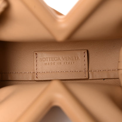 Bottega Veneta Calfskin The Point Coin Purse Almond 6 of 9