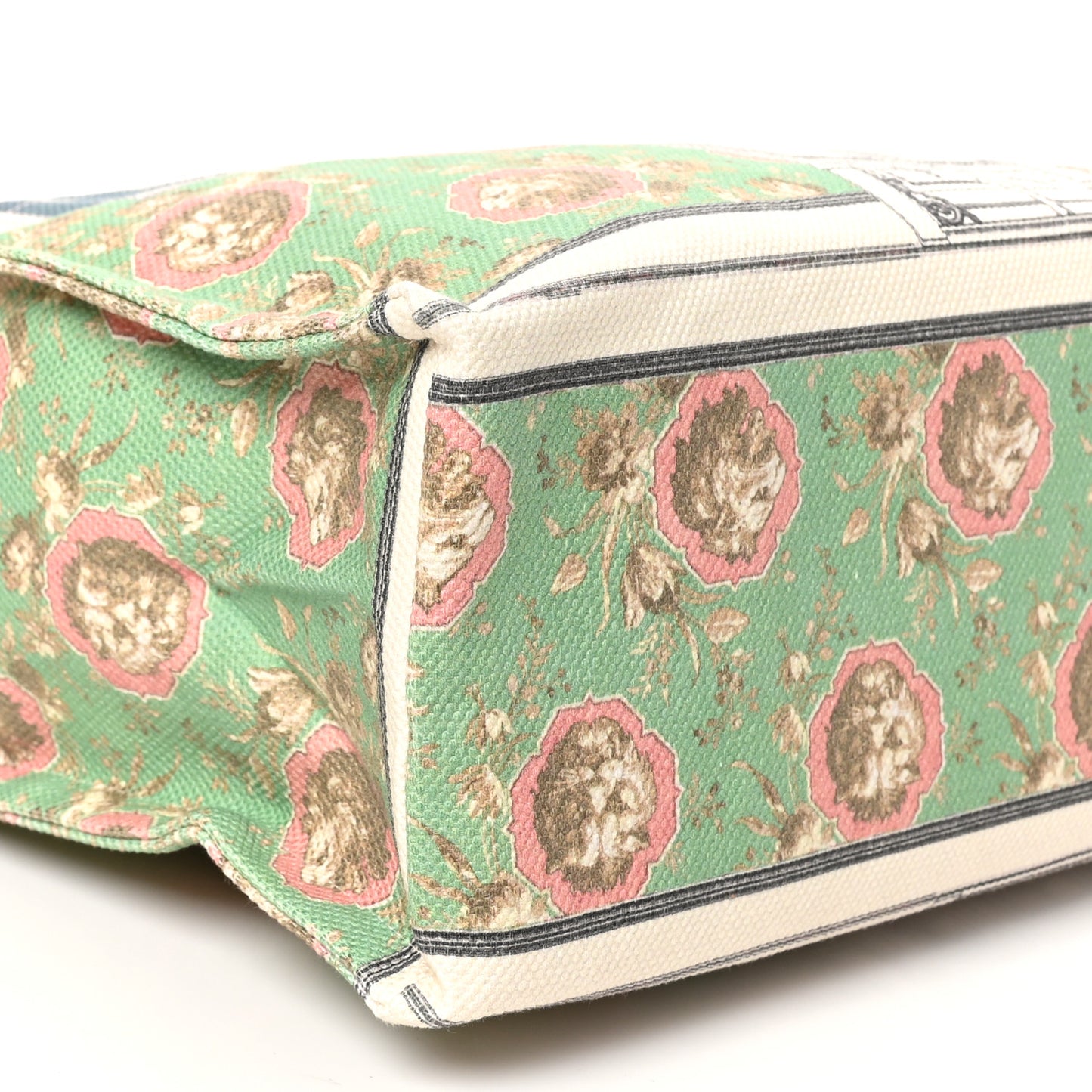 Canvas Botanical Garden Vertical Tote Multicolor