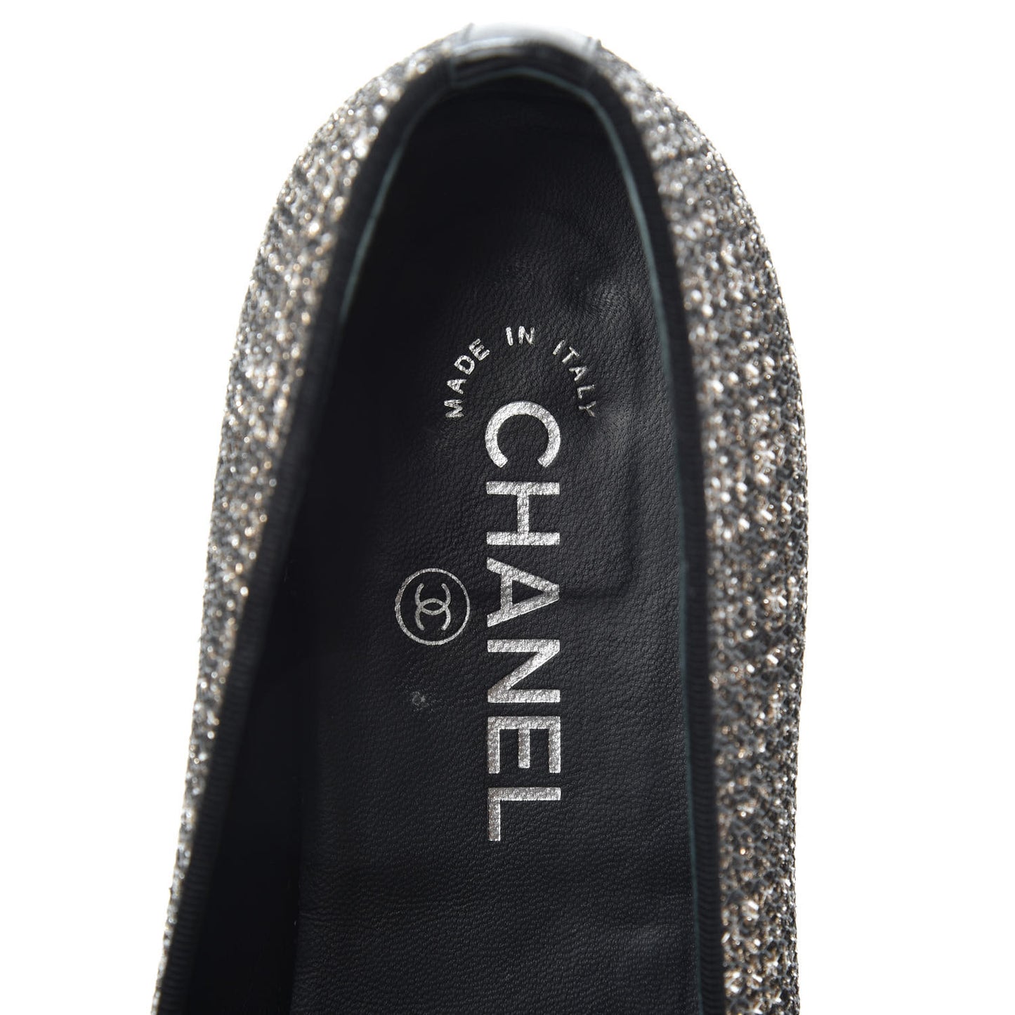 Fantasy Tweed CC Mocassin Loafers 41 Pink Black