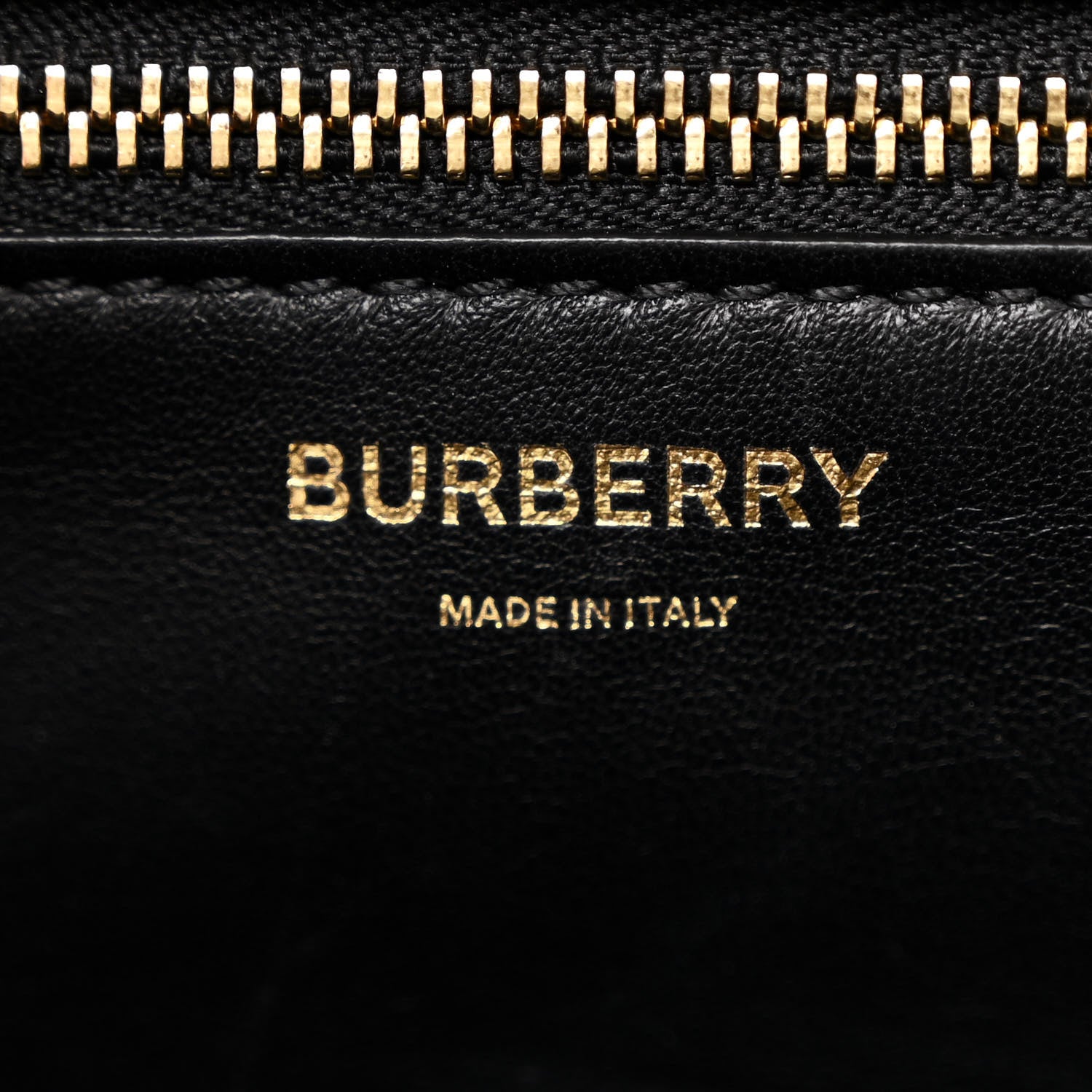 Burberry Calfskin Medium TB Bag Warm Tan Black 7 of 12