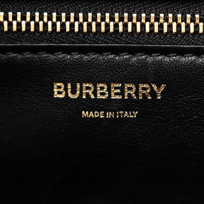 Burberry Calfskin Medium TB Bag Warm Tan Black 7 of 12