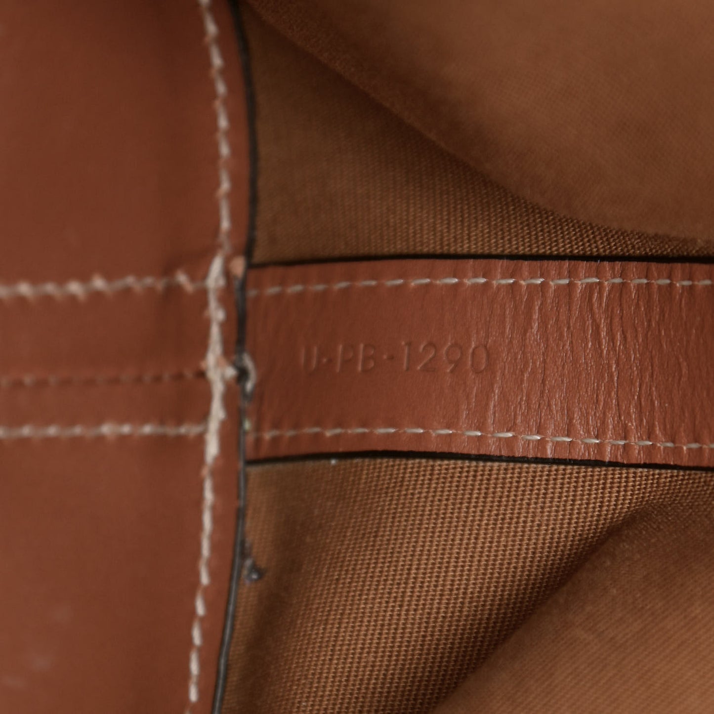 Triomphe Canvas Calfskin Medium Sailor Bag Tan