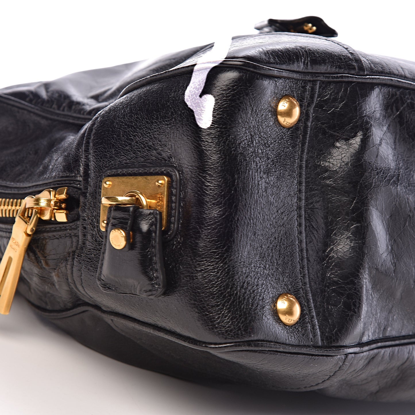 Vitello Shine Bauletto Black