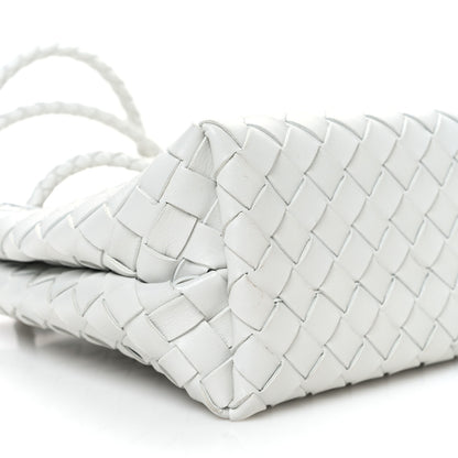 Bottega Veneta Nappa Intrecciato Small Andiamo Shoulder Bag Hoarfrost 8 of 9