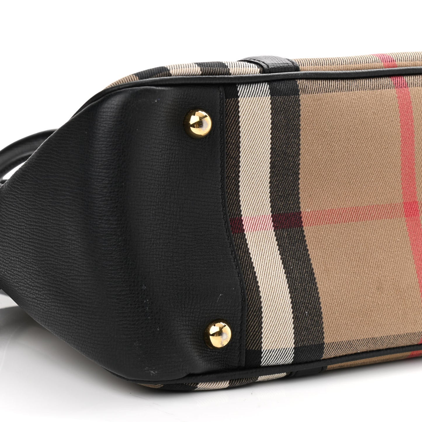Derby Calfskin House Check Milverton Satchel Black