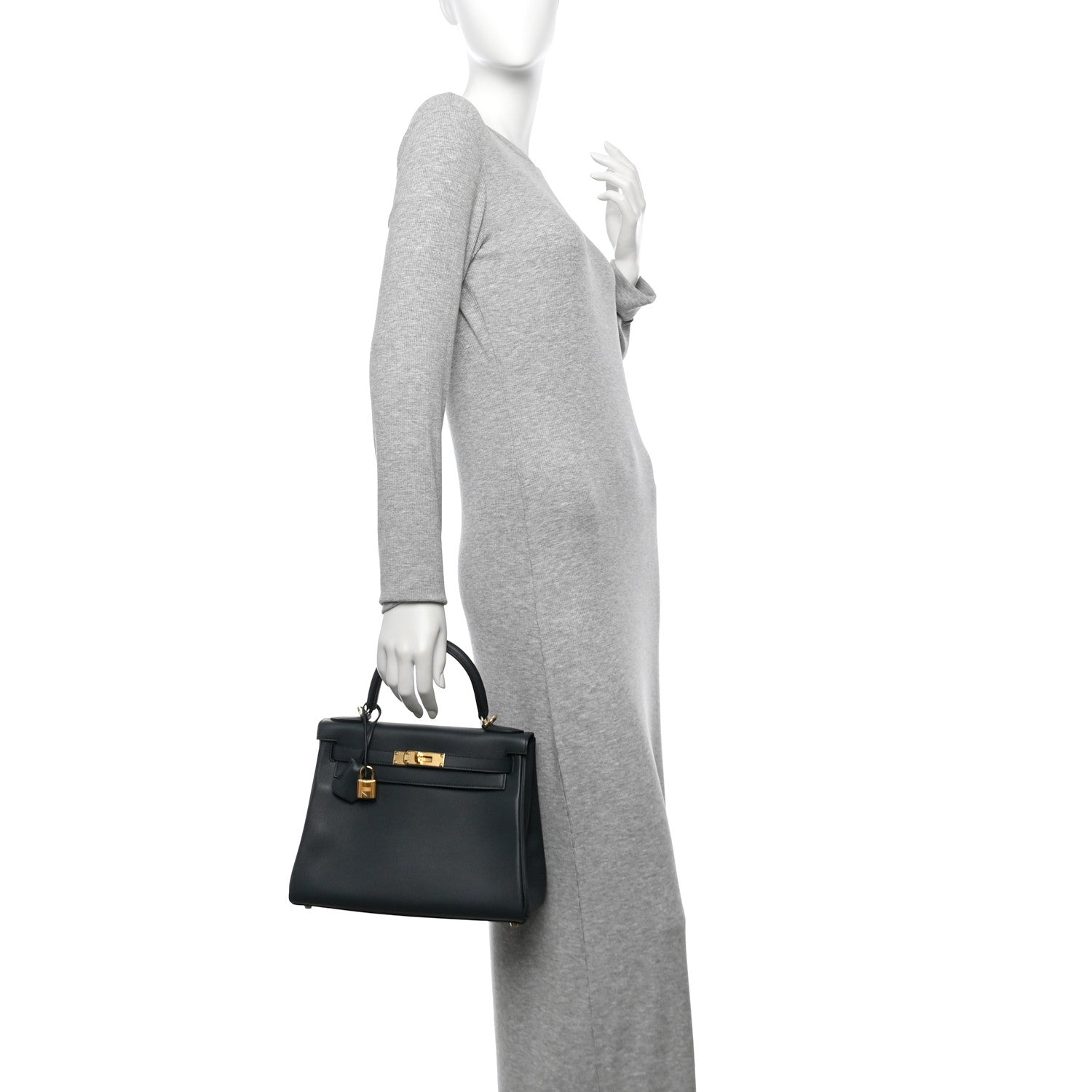 Hermes Evercolor Kelly Retourne 28  Vert Rousseau 2 of 12