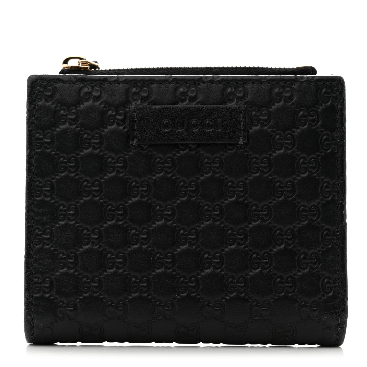 Gucci Microguccissima Snap Bi-Fold Wallet Black 1 of 7
