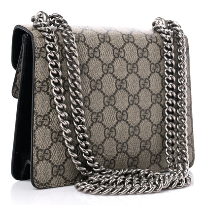 Gucci GG Supreme Monogram Mini Dionysus Shoulder Bag Black 3 of 11