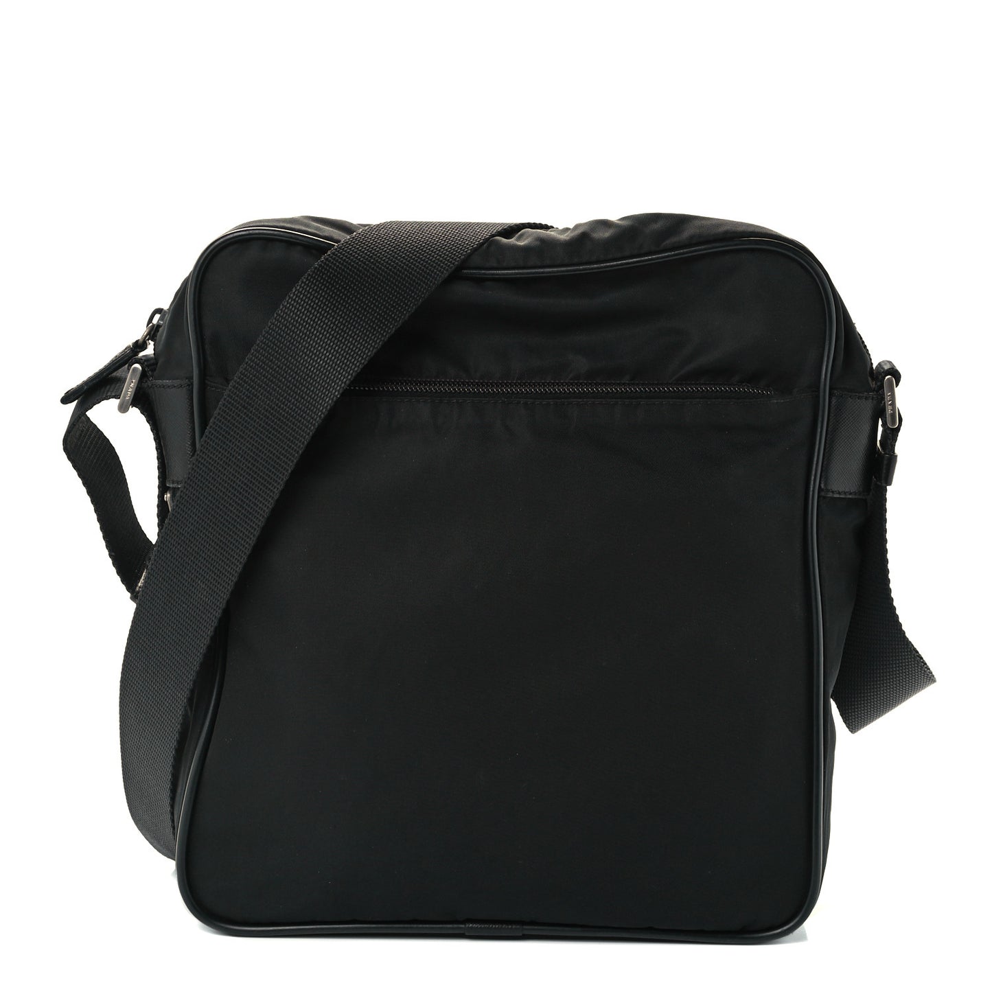 Tessuto Nylon Crossbody Bag Black