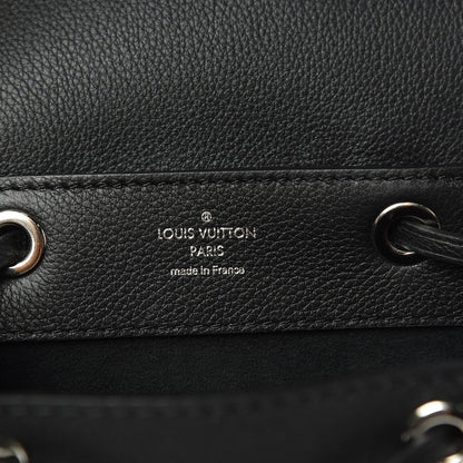 Louis Vuitton Calfskin Lockme Mini Backpack Black 7 of 9