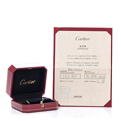 Cartier 18K Yellow Gold Small LOVE Hoop Earrings 7 of 7