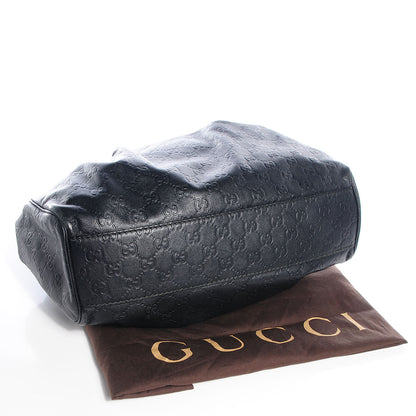 Gucci Guccissima Medium Sukey Tote Black 4 of 10