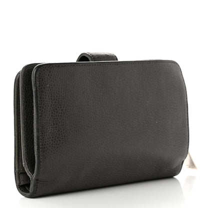 Chanel Caviar Timeless CC Zipped Pocket Wallet Grey 3 of 11