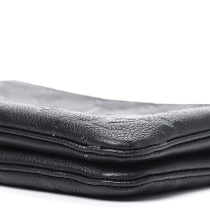 Louis Vuitton Empreinte Double Zip Pochette Black 12 of 17