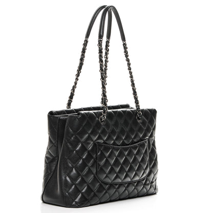 Chanel Caviar Quilted City Shopping Tote Black 3 of 7