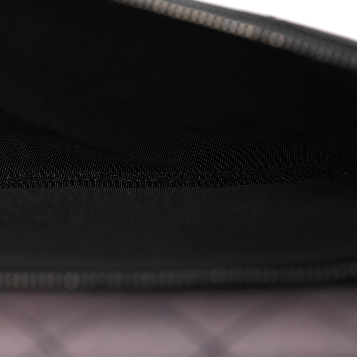 Metallic Lambskin Pony Hair Quilted Multi Bag Bronze