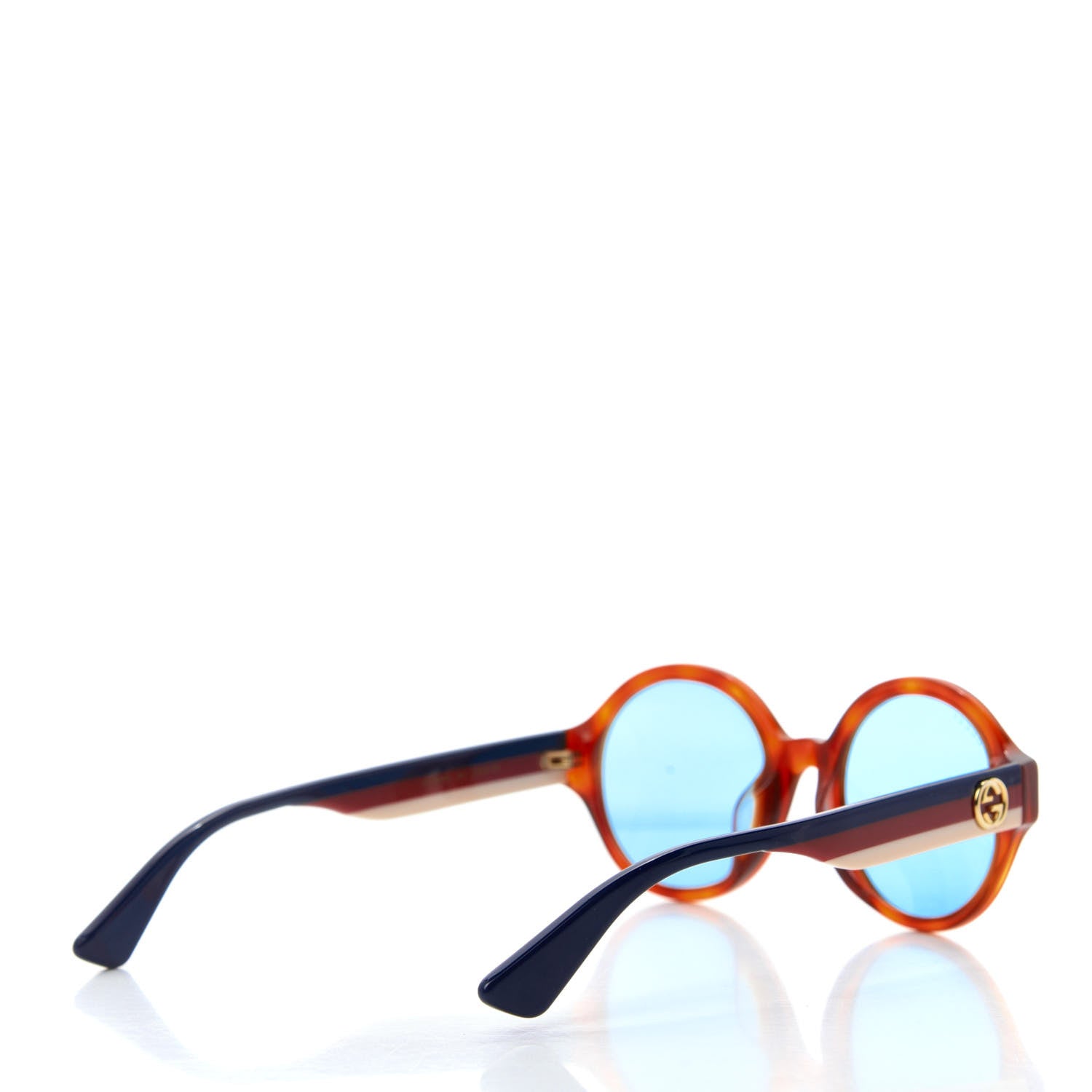 Gucci Round Web Sunglasses GG0280SA Tortoise 4 of 8