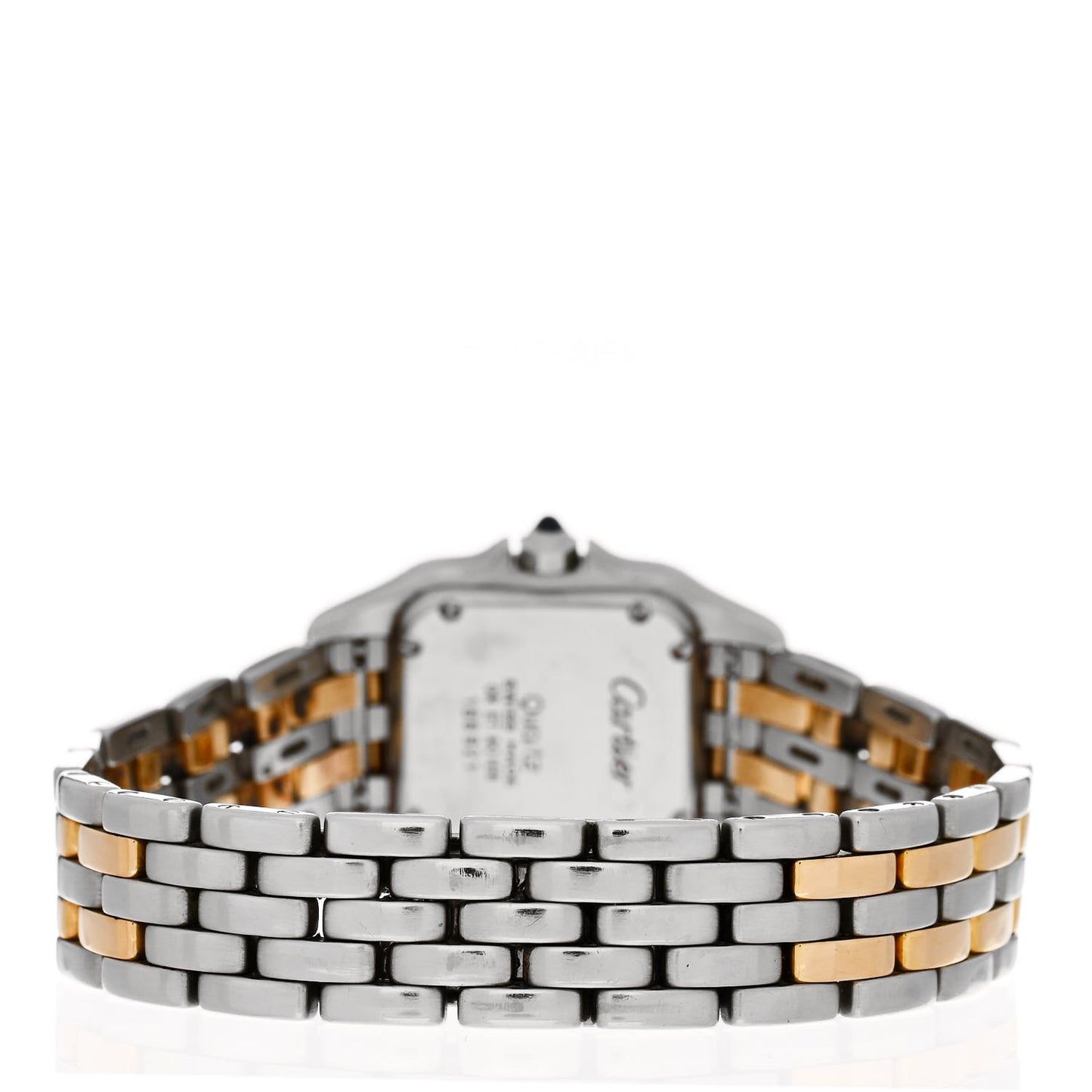 Stainless Steel 18K Yellow Gold 22mm Panthere Quartz Watch