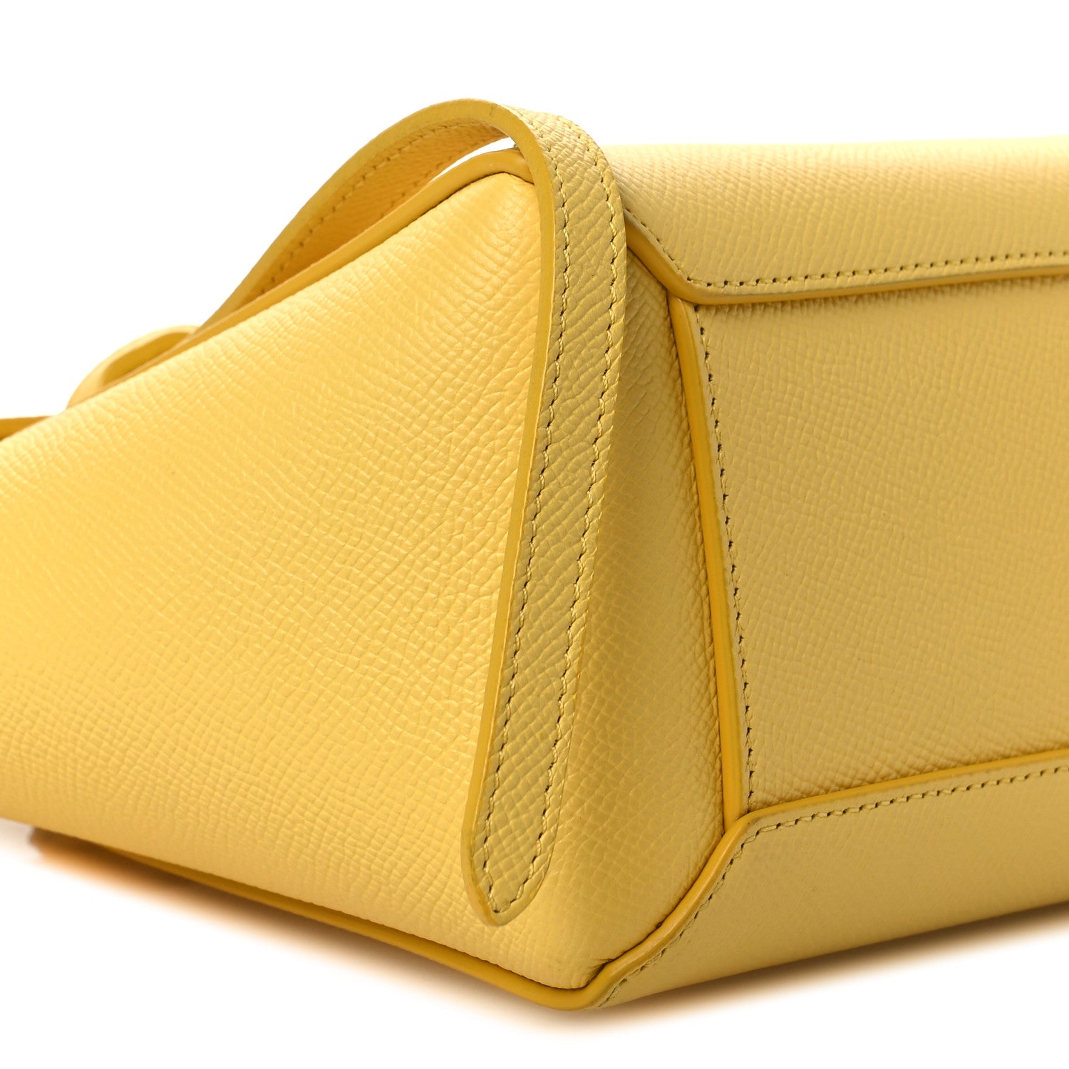 Celine Grained Calfskin Nano Belt Bag Citrus 10 of 15